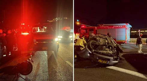 לילה קטלני בכבישים: שני הרוגים בתאונות דרכים במרכז