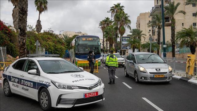 אכיפת הסגר השלישי בכניסה לאלעד