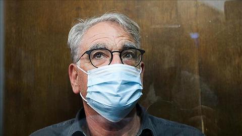 פרופ' אריה לוין, בדיון בהארכת מעצרו בחשד לעבירות מין 04.10.21