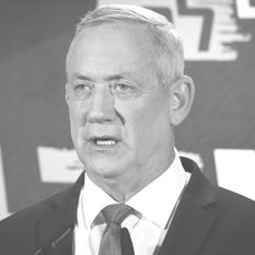 Blue and White Party leader Benny Gantz