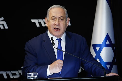 ראש הממשלה, בנימין נתניהו, בפריימריז של הליכוד ב-2019