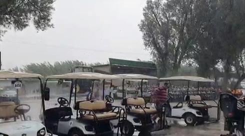 באמצע אוגוסט: גשם בגליל העליון