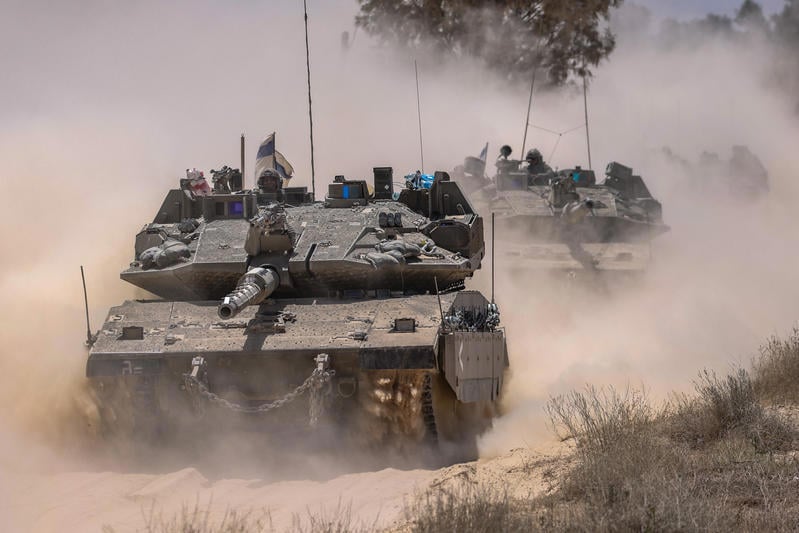 טנק ישראלי בגבול עם עזה, 2025