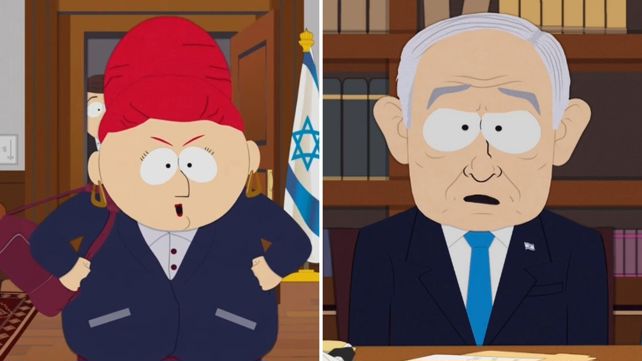 רה"מ נתניהו ואמא של קייל, מתוך "סאות'פארק"