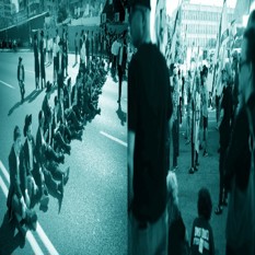 מחאות גיוס ריבוע צבוע