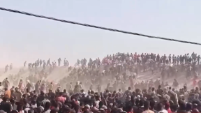תושבי עזה פורצים למתחם חלוקת הסיוע ברצועה