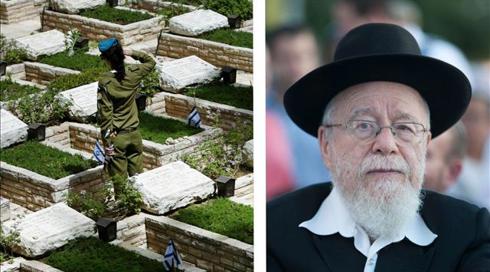 "פוגע בחיילנו הקדושים": הרב דוב ליאור נגד ההחלטה לקבור ללא הפרדה חללים שאינם יהודים
