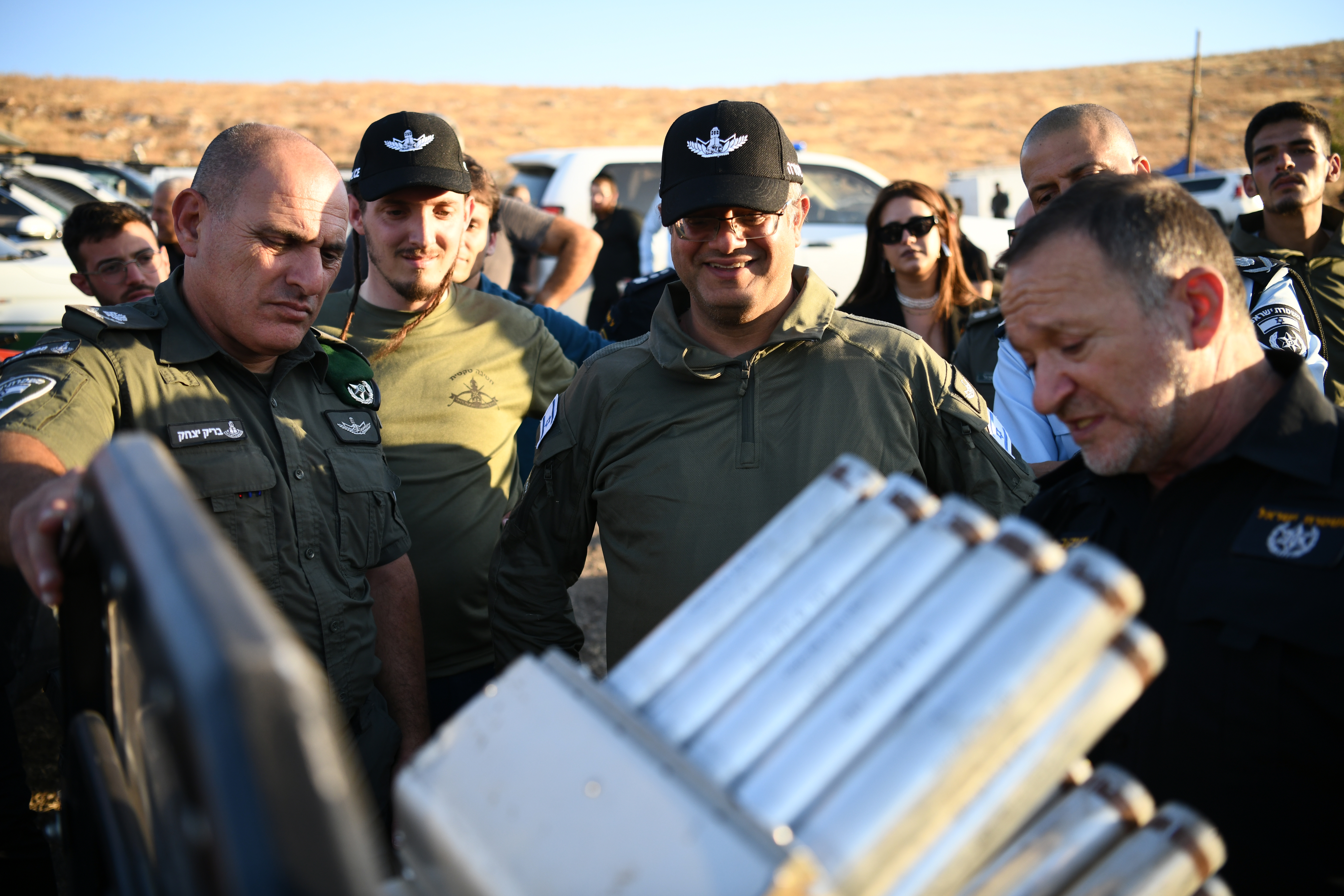 בן גביר בביקור בבסיס מג"ב, 01.08.23