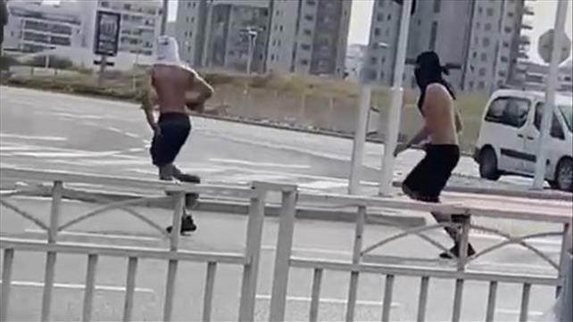רעולי פנים באשדוד