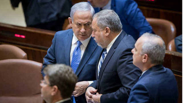 בנימין נתניהו ואביגדור ליברמן