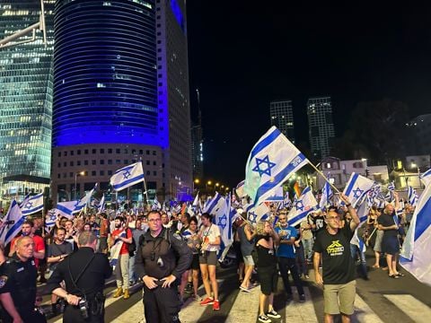 הפגנה ברחוק קפלן 20.07.23