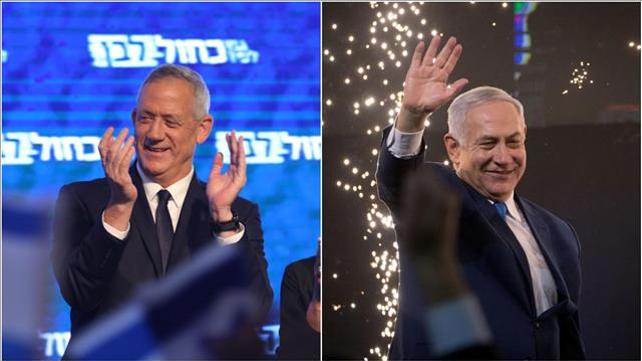 בנימין נתניהו, בני גנץ, בחירות 2019, 09.04.19