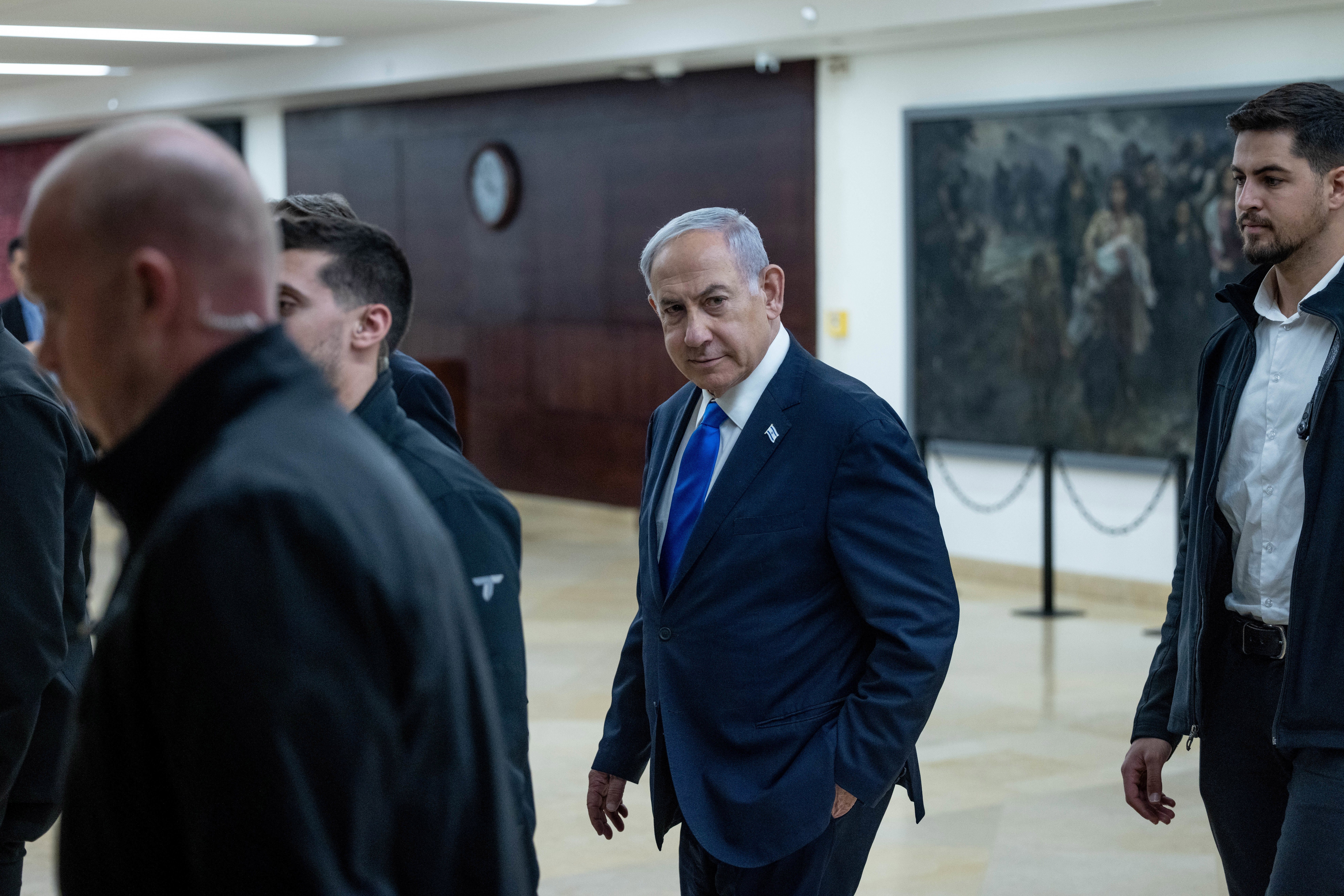 בנימין נתניהו בכנסת 27.11.23