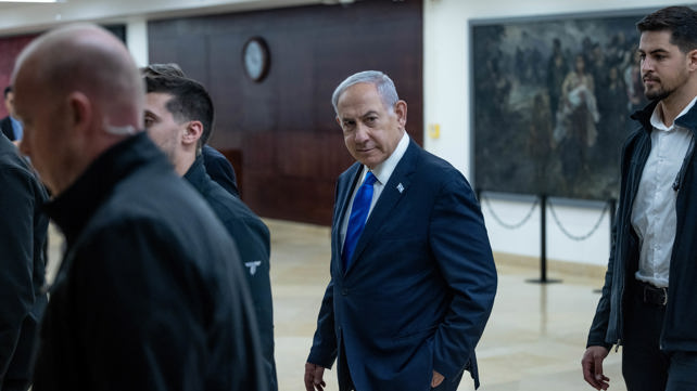 בנימין נתניהו בכנסת 27.11.23