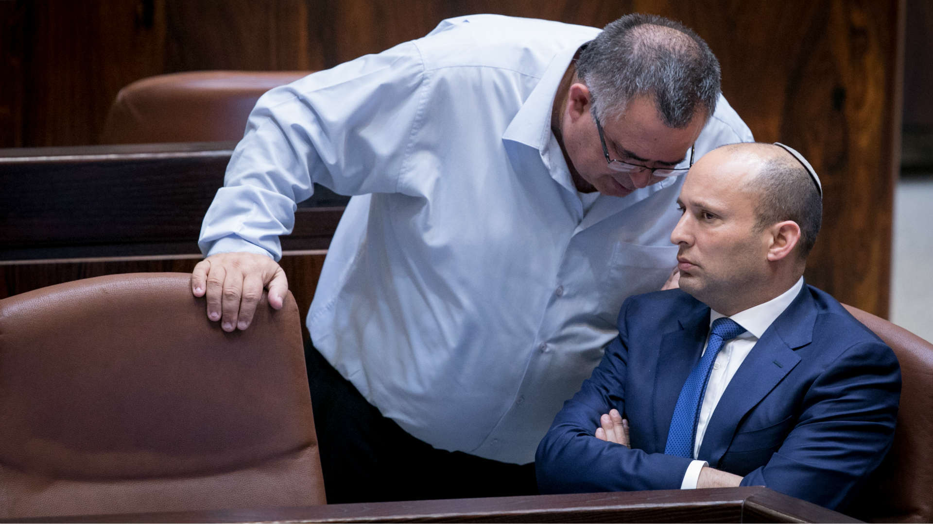 יו"ר הקואליציה ביטן ויו"ר הבית היהודי נפתלי בנט