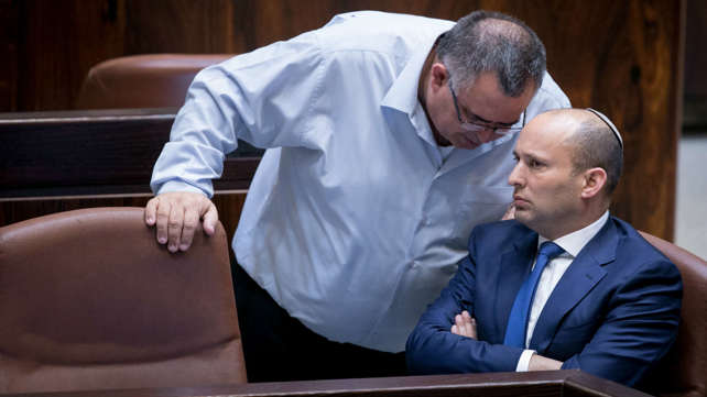 יו"ר הקואליציה ביטן ויו"ר הבית היהודי נפתלי בנט