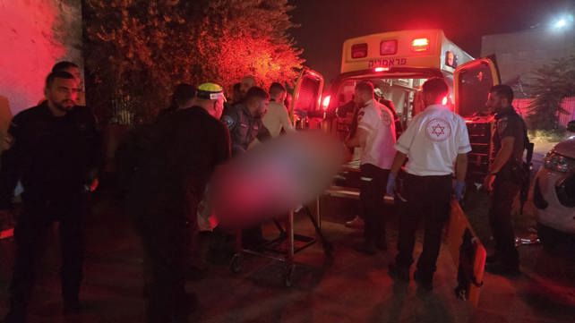 זירת הרצח בלוד
