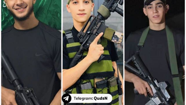 שלושת המחבלים שחוסלו בנור א-שמס