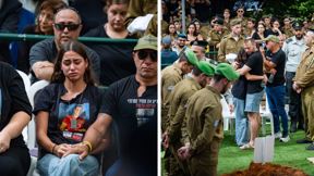 משפחתו של תמיר נמרודי בהלווייה