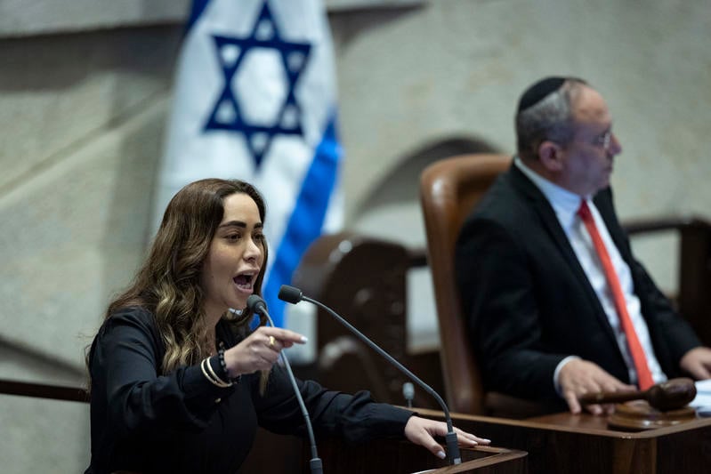 השרה לשיוויון חברתי וקידום מעמד האישה ח"כ מאי גולן בכנסת, 20.05.26