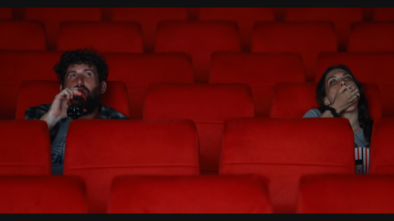 מי-רן מנקס וצחי סדן, מתוך הסרט "החבר השמן שלי"