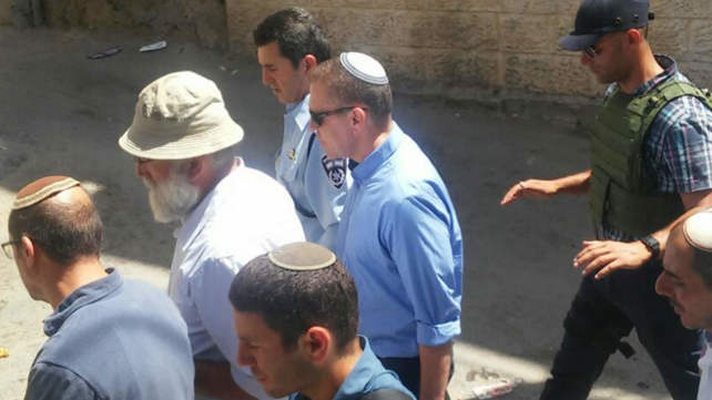 השר לביטחון פנים גלעד ארדן בסיור בסילוואן, היום