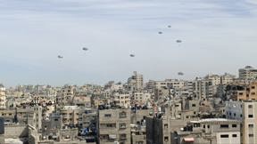  חבילות סיוע הומניטרי הוצנחו בצפון רצועת עזה בידי ירדן