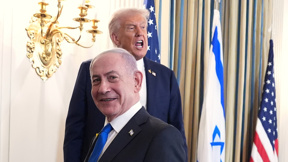 נשיא ארצות הברית דונלד טראמפ וראש הממשלה בנימין נתניהו, 29 בספטמבר 2025