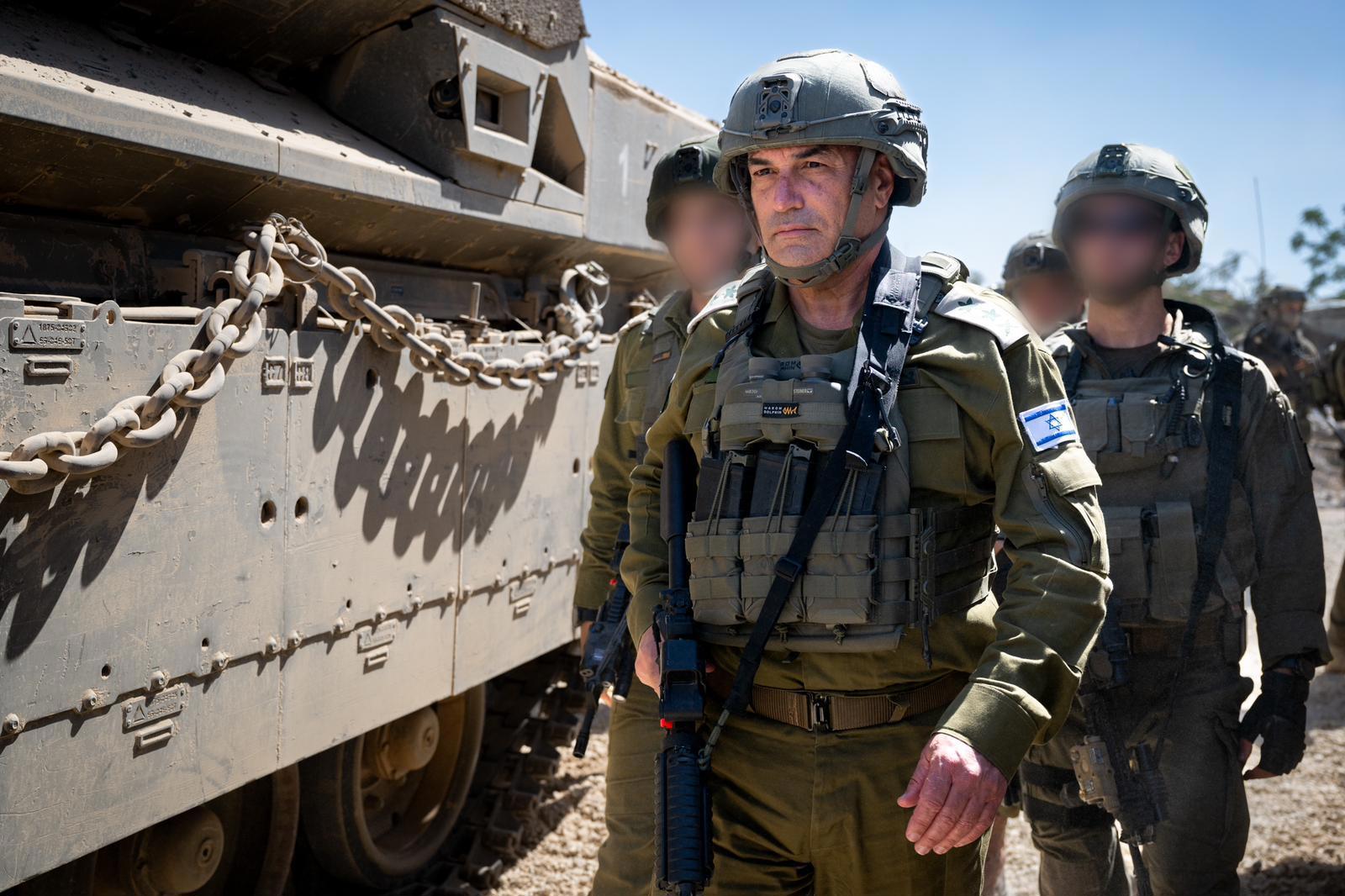 הרמטכ"ל זמיר בסיור ברצועה