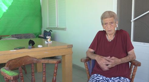 "לא אעזוב": ג'ינה בת ה-86 לא מוכנה לעזוב את שדרות