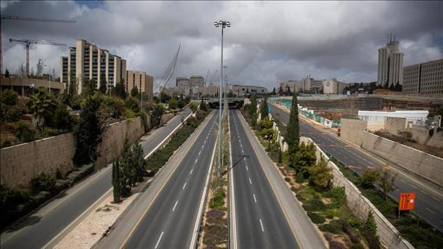ך בגין בירושלים חסומה בשל משבר הקורונה 28.03.20
