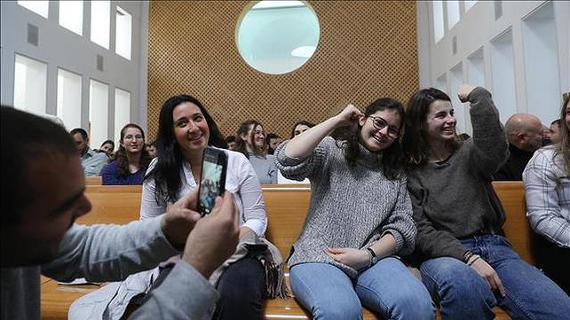 העותרות לבג"ץ נגד צה"ל בבית המשפט, 3 בפברואר 2020