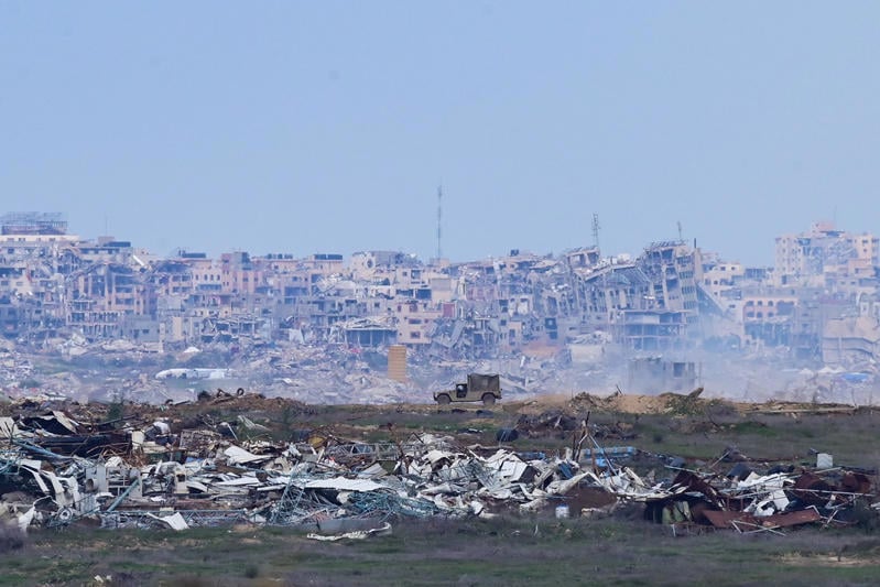 צפון רצועת עזה מצד הגבול הישראלי
