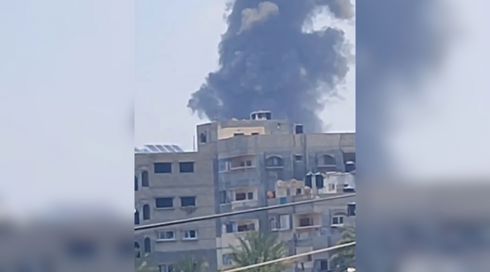 כחלק מהמבצע: צה"ל תקף תשתיות טרור בנוסיראת שבמרכז רצועת עזה