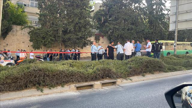 זירת הפיגוע ברמות