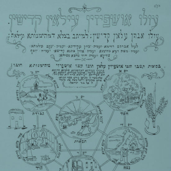 להתאשפז בתוך השמחה: אש זרה על אושפיזין