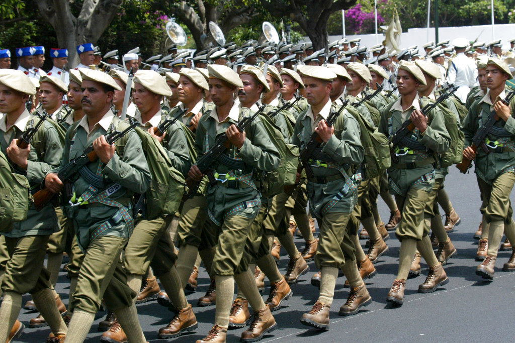 מצעד של צבא מרוקו, ארכיון