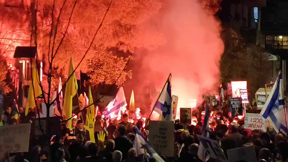 הפגנה ברחוב עזה בירושלים