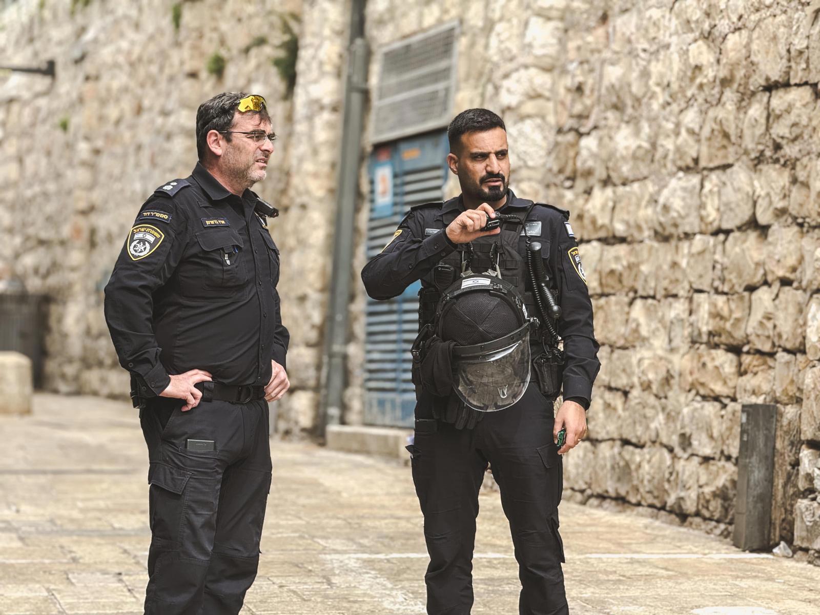 מג"ב בעיר העתיקה