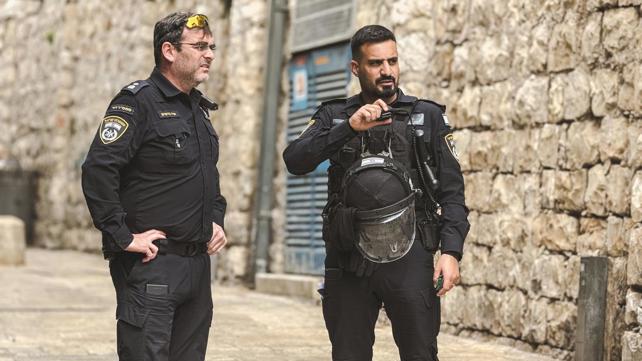 מג"ב בעיר העתיקה