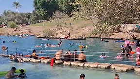 ישראל חוגגת שנה חדשה: מאות אלפים בילו בים ובשמורות הטבע