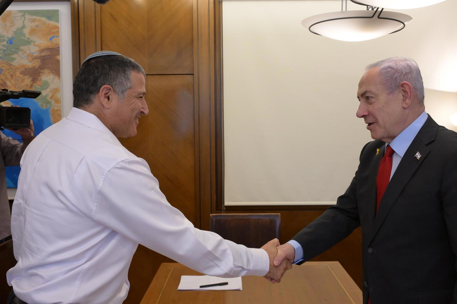 נתניהו בפגישת עבודה ראשונה עם זיני