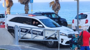 זירת הירי בחוף הסלע בבת ים 16.06.23
