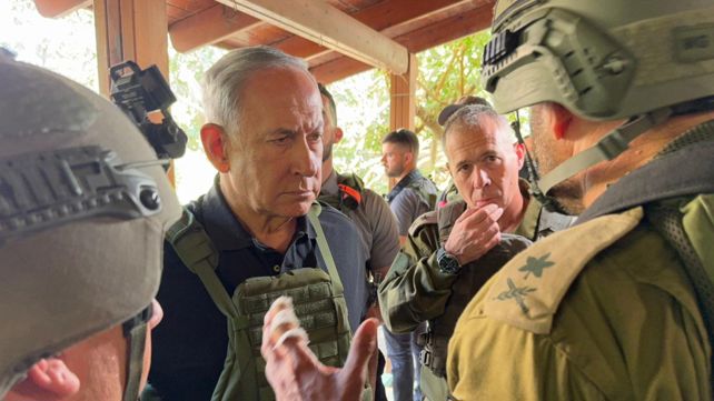 נתניהו בסיור בעוטף עזה בזמן המלחמה 14.10.23