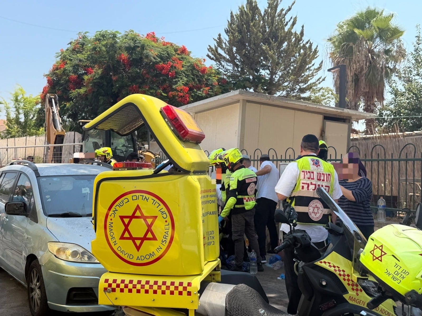 זירת האירוע בלוד