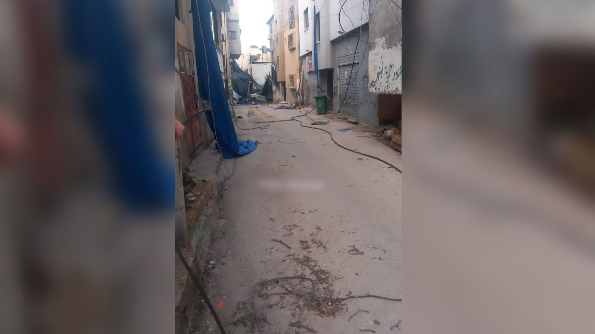 תיעוד ההרס ממחנה הפליטים נור א-שמס בטול כרם
