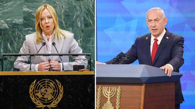 ראש הממשלה בנימין נתניהו; ראש ממשלת איטליה, ג'ורג'יה מלוני