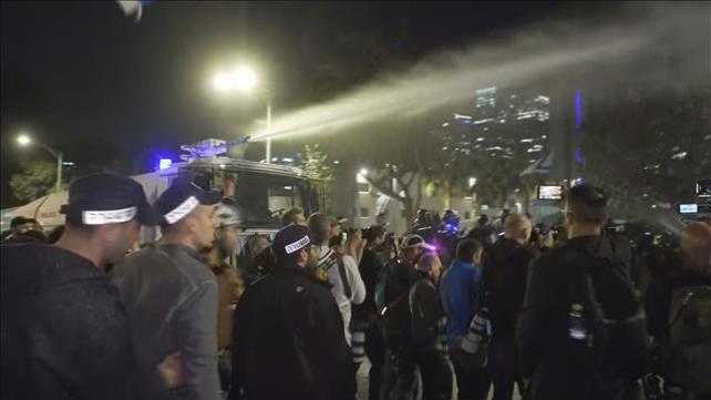 מכת"זית הפגנה קפלן תל אביב