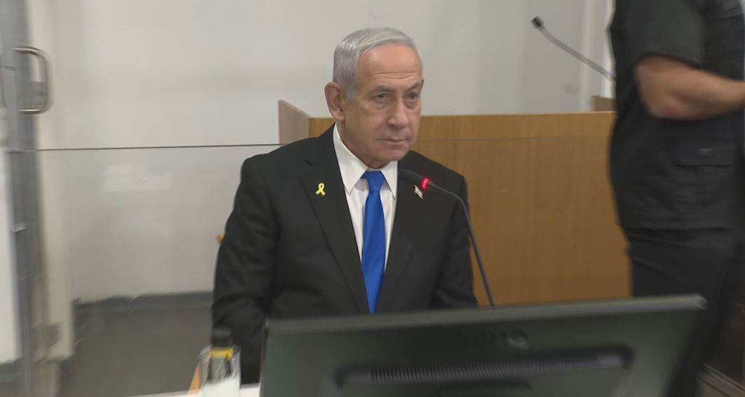 נתניהו בתחילת עדותו הנגדית 03.06