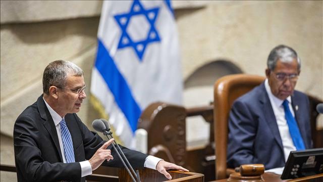 יריב לוין בכנסת, יוני 2022